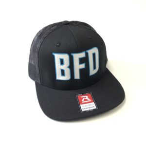 BFD Snap Back Richardon Trucker Hat 511-FLAT BRIM